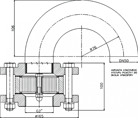 Schéma poistky - DK1K/50-IIA