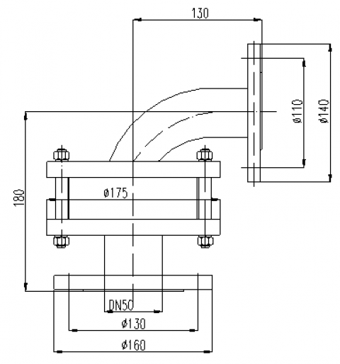 Schéma poistky - SH1P/50-IIA rohová